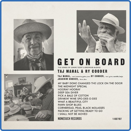 Taj Mahal & Ry Cooder - Get On Board (The Songs Of Sonny Terry & Brownie McGhee) (LP)