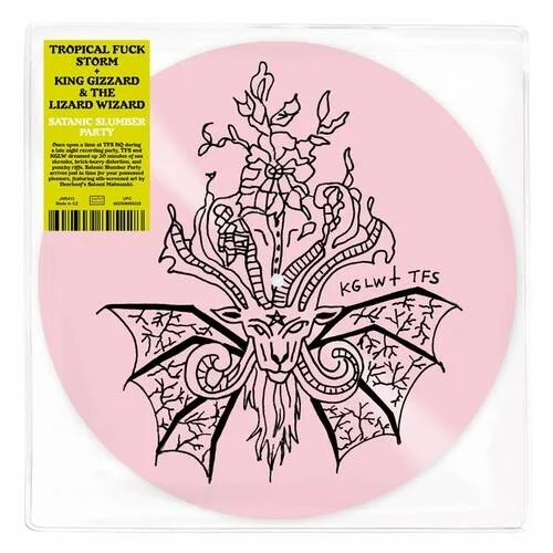 Tropical Fuck Storm & King Gizzard & The Lizard Wizard - Satanic Slumber Party (12" Picture Pink)
