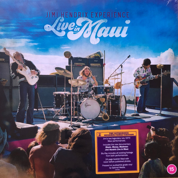 The Jimi Hendrix Experience - Live In Maui (3LP + Blu Ray)