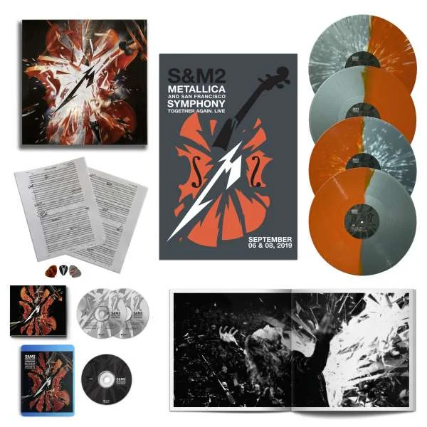 Metallica	- S&M2 (4LP Orange Marbled)