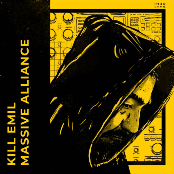 Kill Emil - Massive Alliance (12" Yellow/Black Splatter)