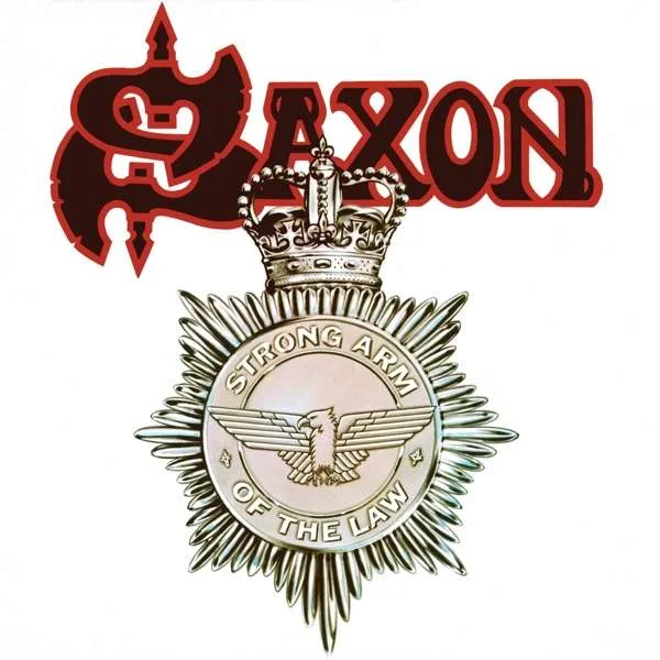 Saxon - Strong Arm Of The Law (LP White/Black/Red Splatter)