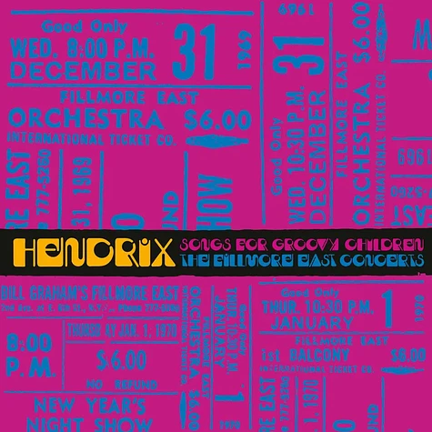 Jimi Hendrix - Songs For Groovy Children (The Fillmore East Concerts Highlights) (BF 2024 LP Blue/Violet)