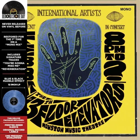 The 13th Floor Elevators - Live Houston Music Theatre '69 (RSD 2025 LP Transparent Blue w/Black Smoke)