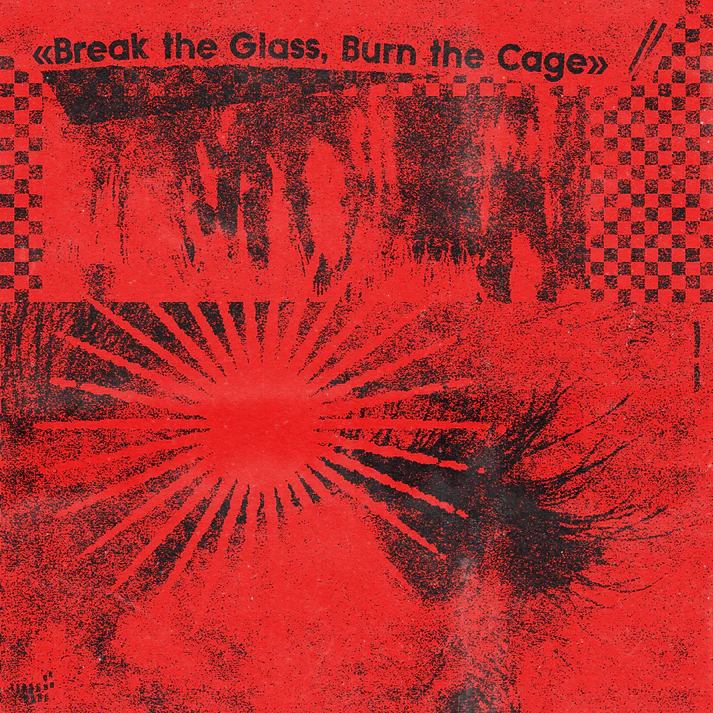 Various Artists - Break The Glass, Burn The Cage (The Sound of Indie Punk Rock) (LP Recycled Colour)