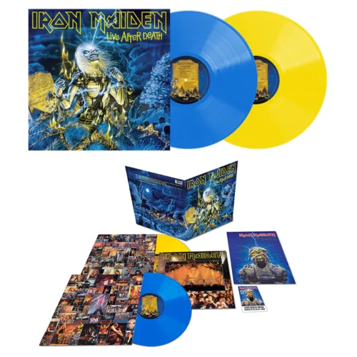 Iron Maiden - Life After Death [40th Anniversary Collectors Edition] (2LP Blue/Yellow)