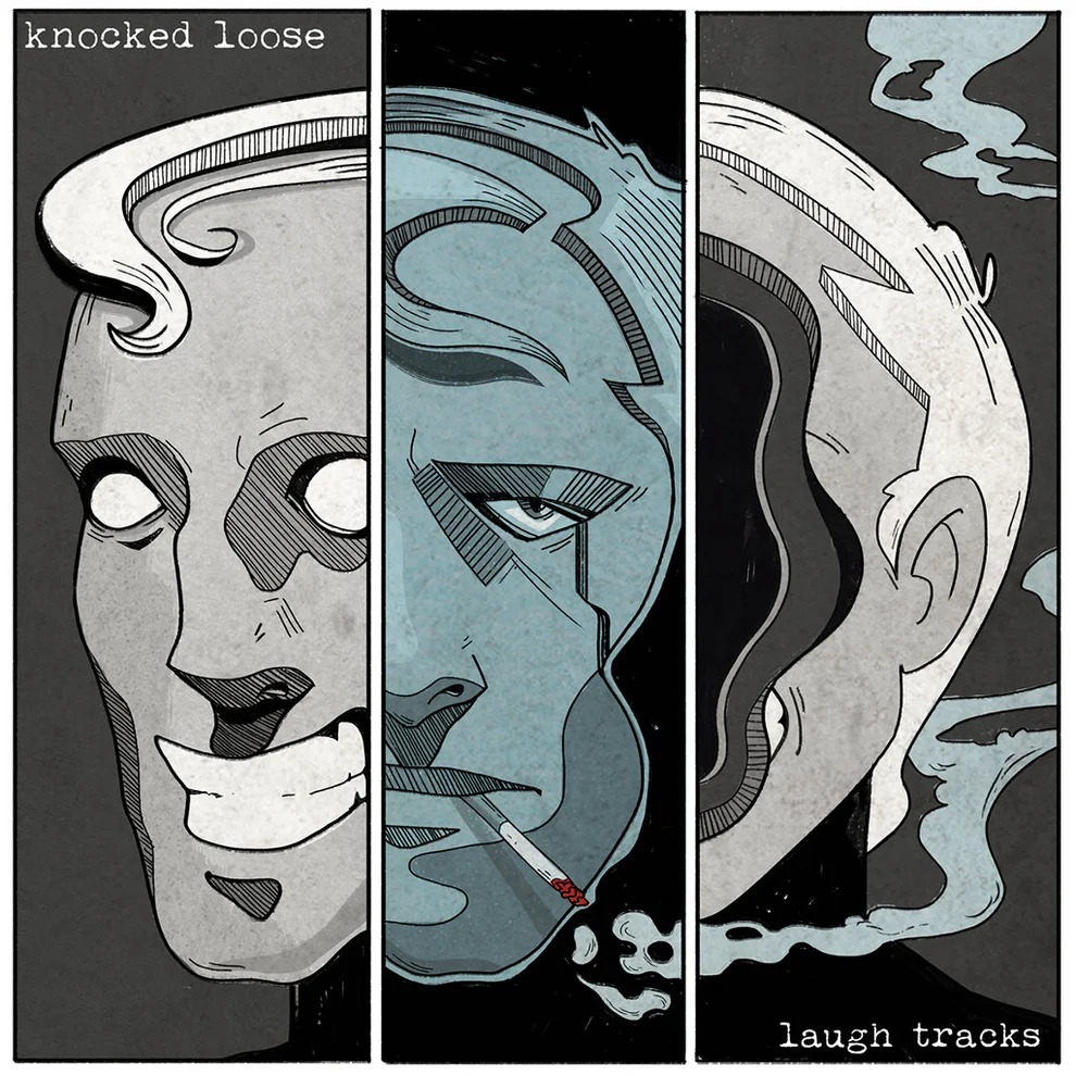 Knocked Loose - Laugh Tracks (LP Bone w Rainbow Splatter)