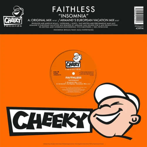 Faithless - Insomnia [30th Anniv] (12" Orange)