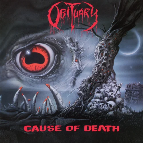 Obituary - Cause Of Death (LP Blue With Black Splatter)
